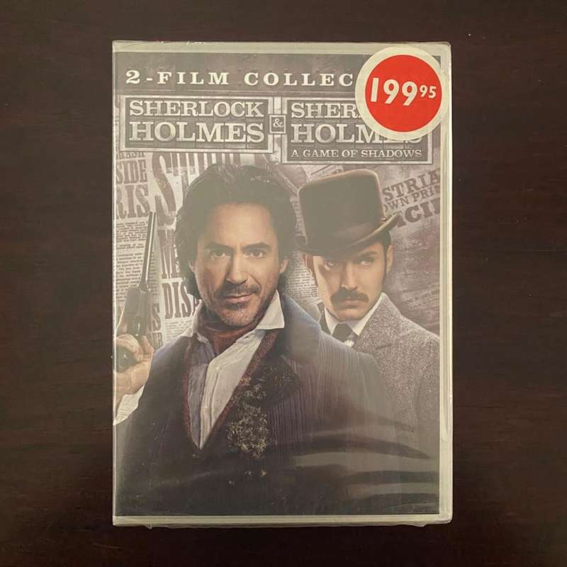 Sherlock Holmes 2 Film Collection 2DVD A Game Of Shadows South African Press New Sealed