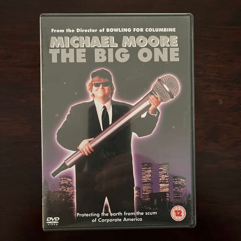 Michael Moore - The Big One DVD UK Press
