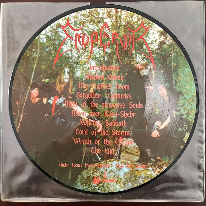 Emperor - Wrath of the Tyrant Vinyl LP Picture Disc Dutch Press Black Metal