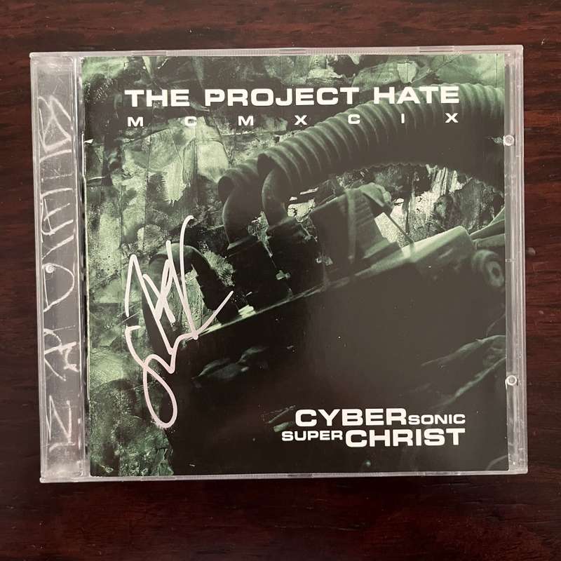 The Project Hate - Cyber Sonic Super Christ CD Import Signed Industrial Death Metal