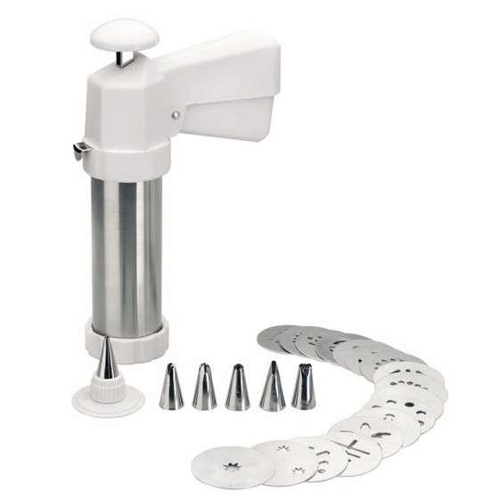 Ibili 12cm Stainless Steel Cookie Gun