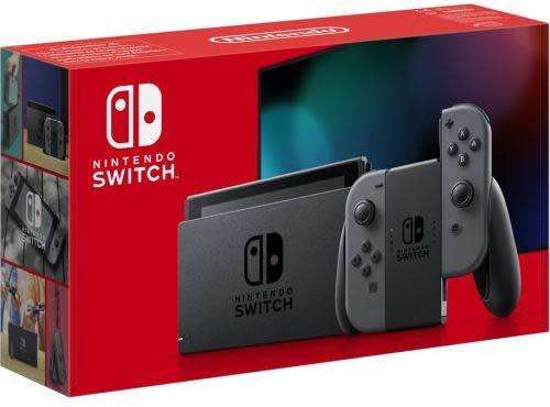 Nintendo Switch Console (Grey) and Nintendo Switch Carrying Case