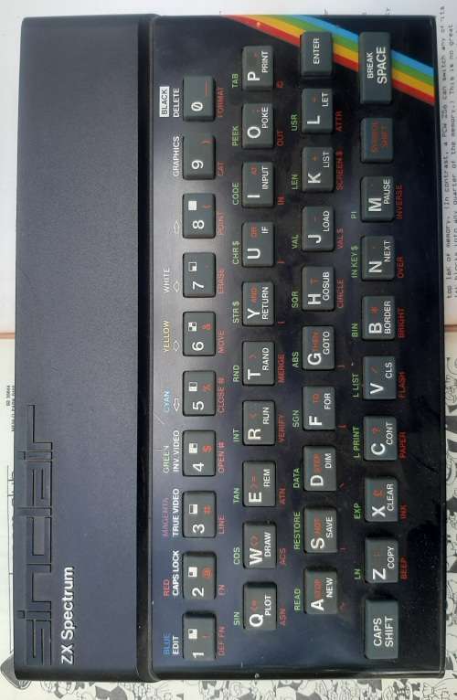 ZX SPECTRUM with tapes and books