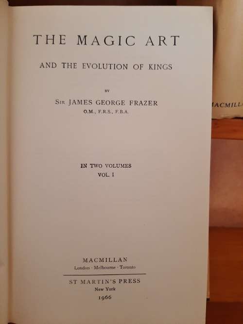 The Golden Bough Book Set 1966