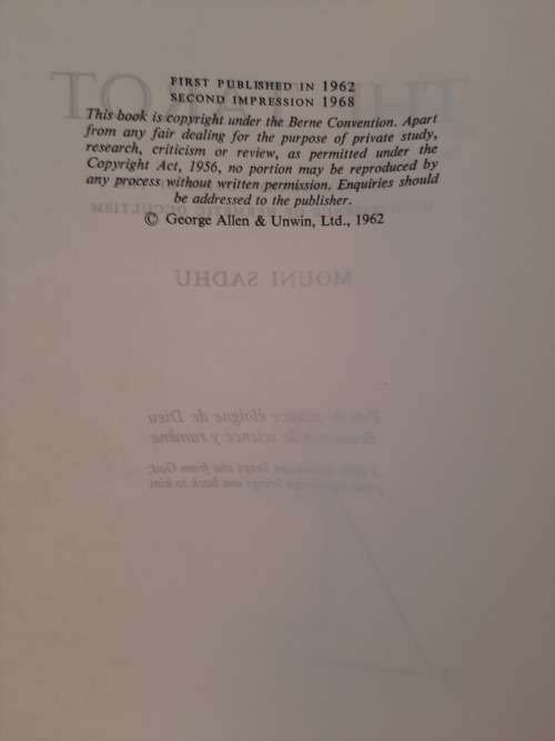 The TarotA Contemporary Course of the Quintessence of Hermetic OccultismMouni SadhuSecond Print