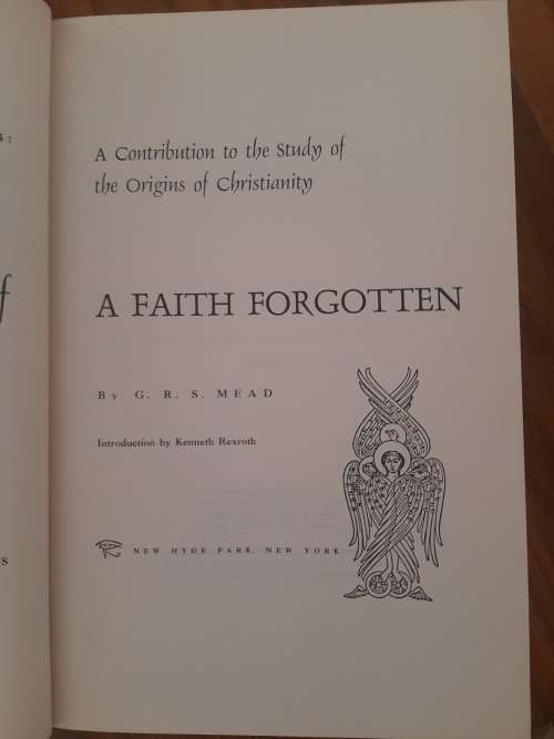 Fragments of a Faith ForgottenGRS Mead