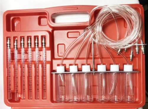 ENG: Flow Meter Common Rail Set with Injector Adaptors