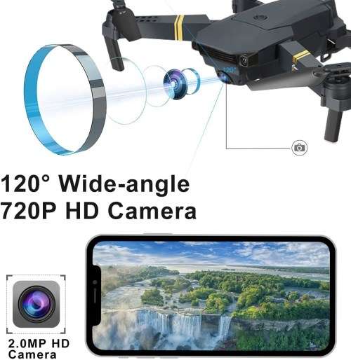 Quadcopter drone with camera real-time video
