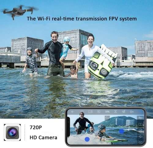 Quadcopter drone with camera real-time video