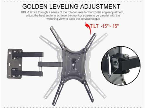 14-55inch Full motion Cantilever Mount TV Bracket