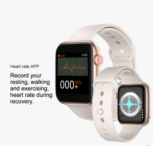 Smart Watch FT80 full touch Heart Rate Blood Pressure Wrist&9 pcs Watch Face Bluetooth call