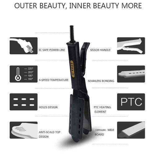 Steam Iron Hair Straightener