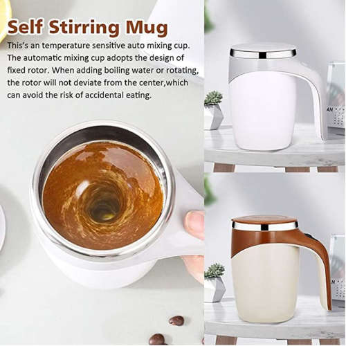 Self-Stirring Coffee Mug