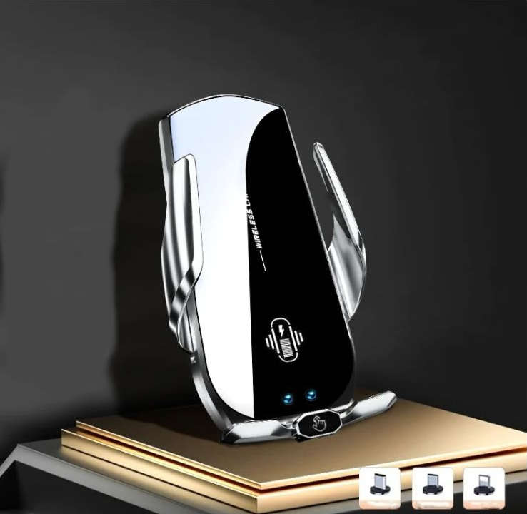 Fast Wireless Car Charger Smart Sensor Stand