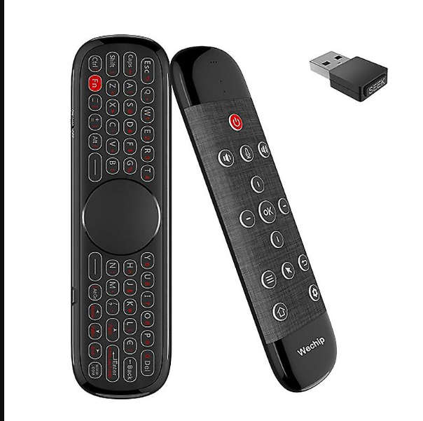Wechip W2 Pro Wireless Keyboard 2.4g 3-in-1 Function Abs Air Mouse Touchpad Keyboard For Smart Tv