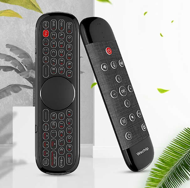 Wechip W2 Pro Wireless Keyboard 2.4g 3-in-1 Function Abs Air Mouse Touchpad Keyboard For Smart Tv