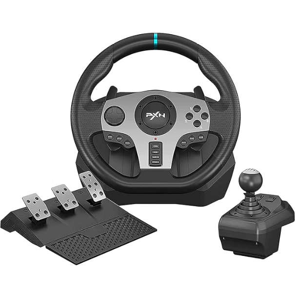 PXN Gaming Racing Steering Wheel V9 Xbox Steering Wheel 270/900° Car Simulation