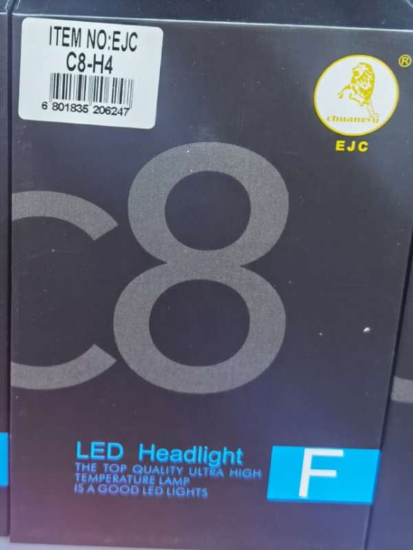 C8-H4 Auto LED Lighting System (2 Pieces) - Black
