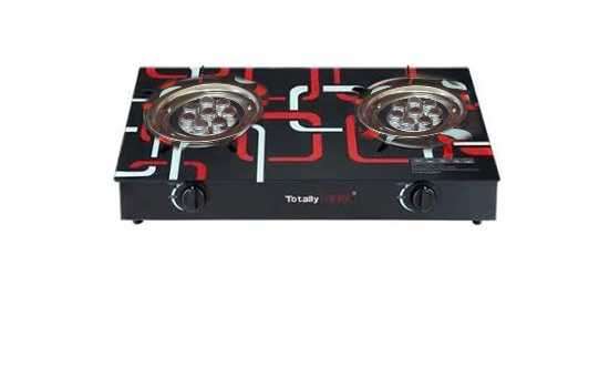 Glass Gas Stove 2 Plate