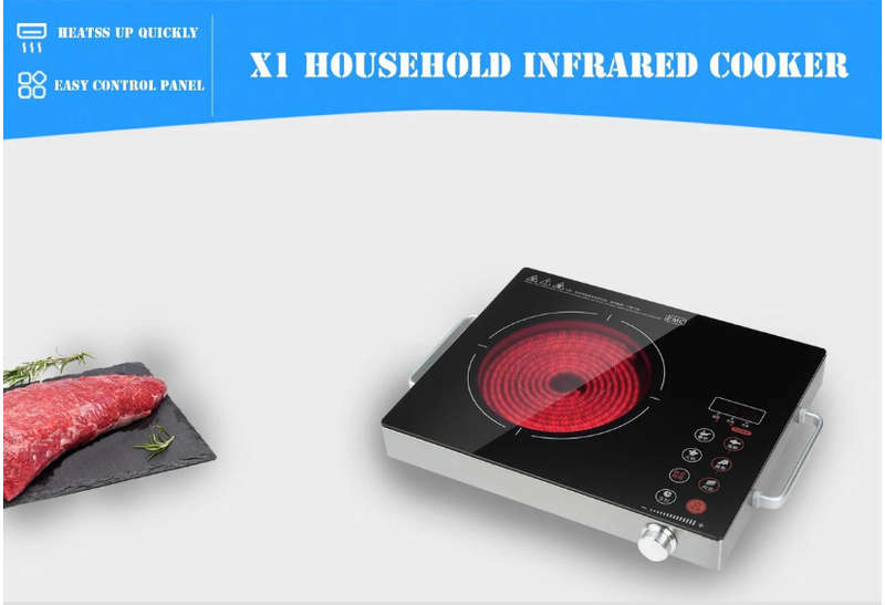 Infrared cooking - Continuous power - Easy clean cooking