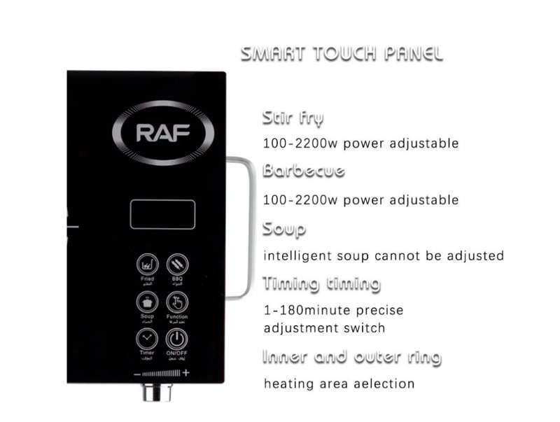 Infrared cooking - Continuous power - Easy clean cooking