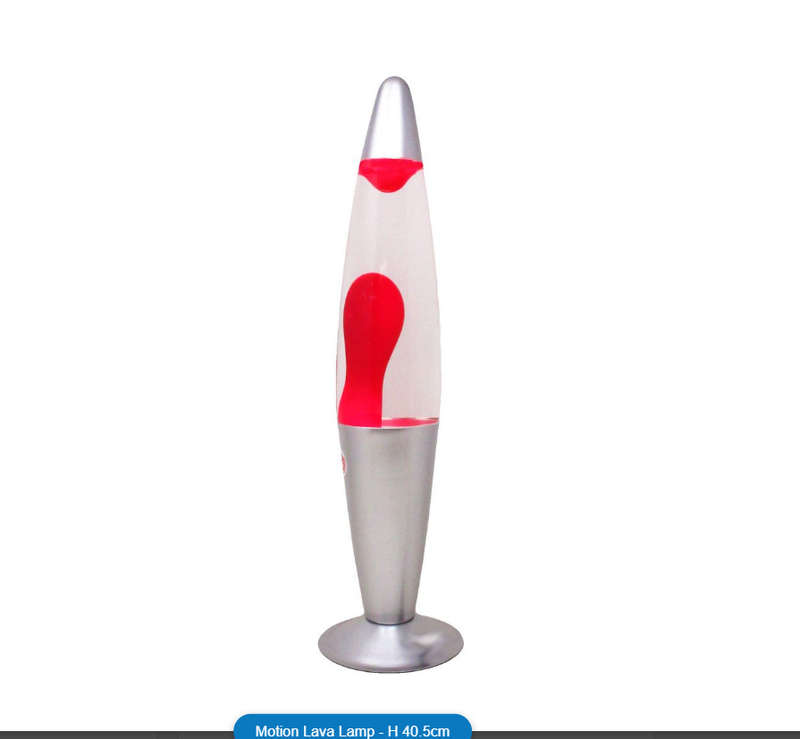 Motion Lava Lamp - RED H40.5cm