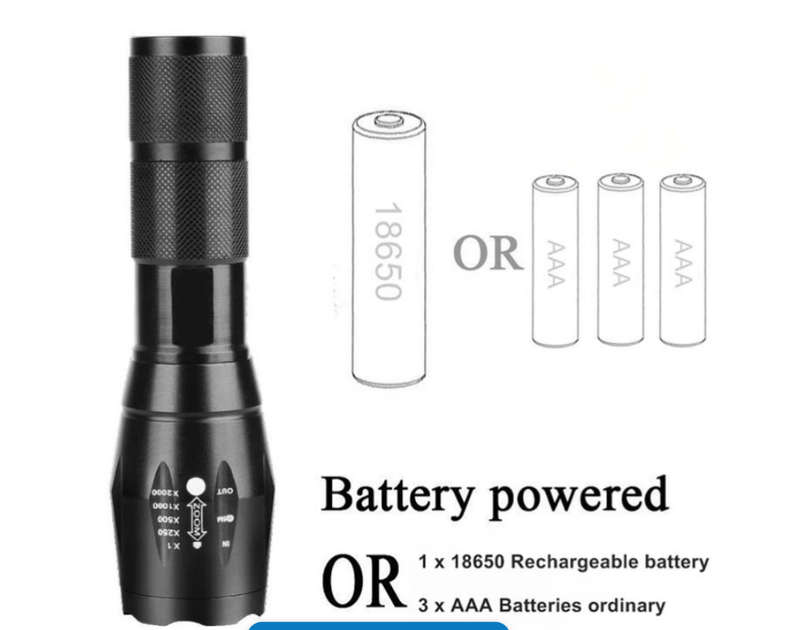 Rechargeable Flashlight / Torch Q-S104
