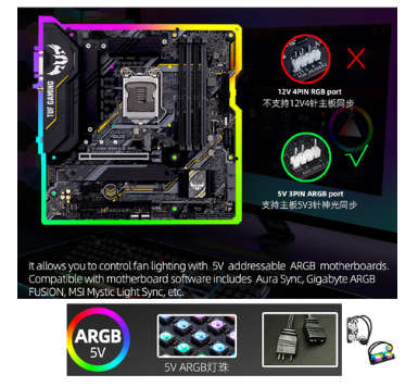 Cool Moon 240 RGB Liquid CPU Cooler