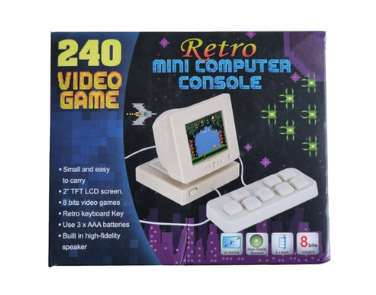 Retro Mini Computer Console - 240 Games