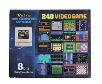 Retro Mini Computer Console - 240 Games