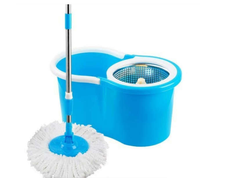 Rotating 360-Degrees Magic Spin Mop And Plastic Bucket Set