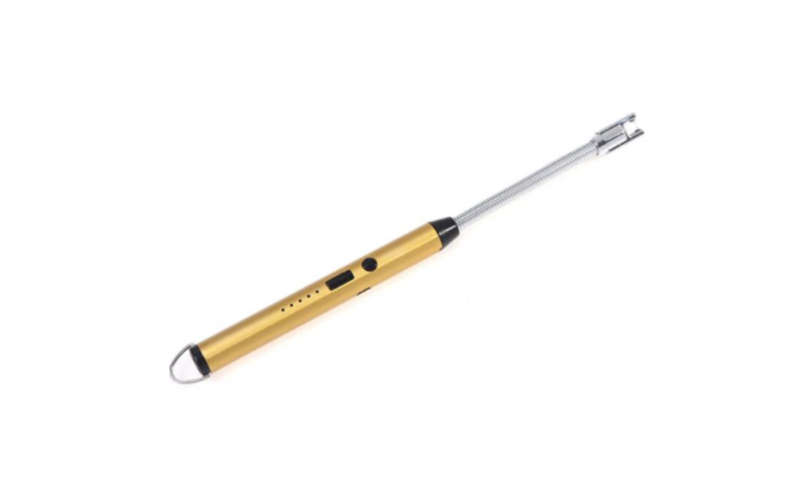 Rechargeable Lithium Battery Electric ARC Lighter-Gold