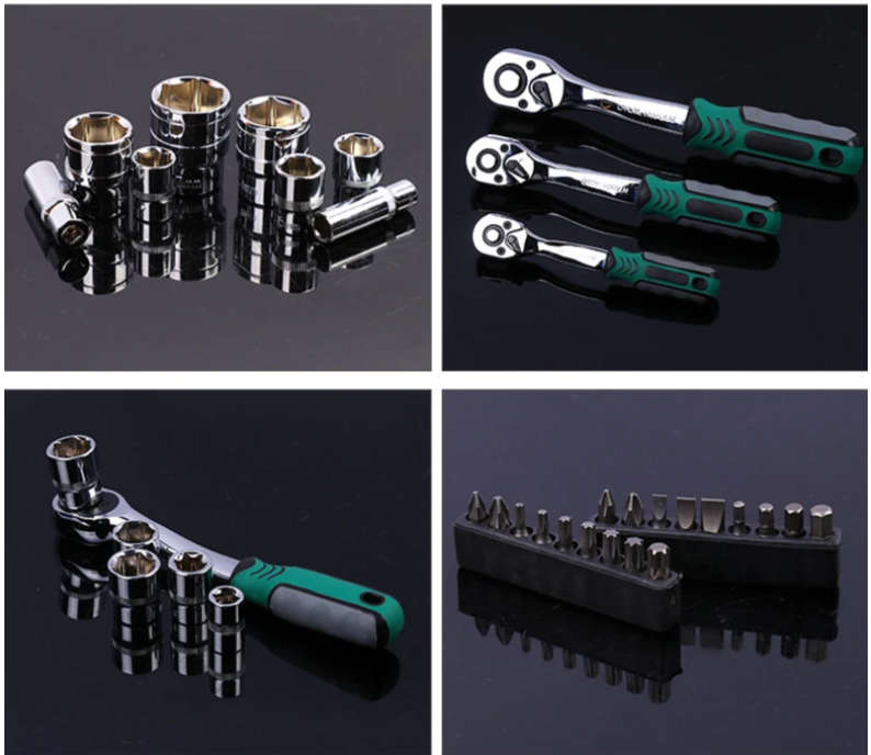 171 Pieces Chrome Vanadium Combination Socket Ratchet Set