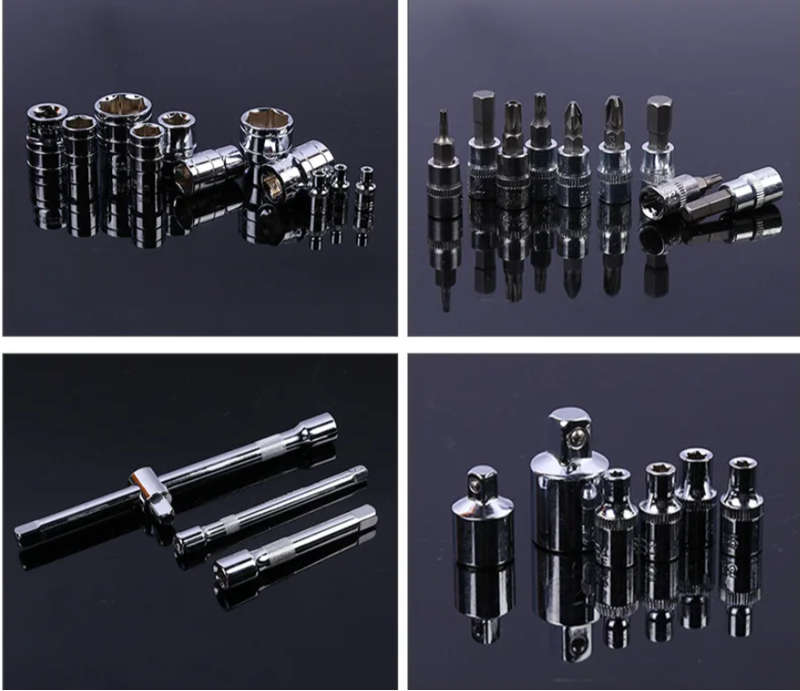 171 Pieces Chrome Vanadium Combination Socket Ratchet Set