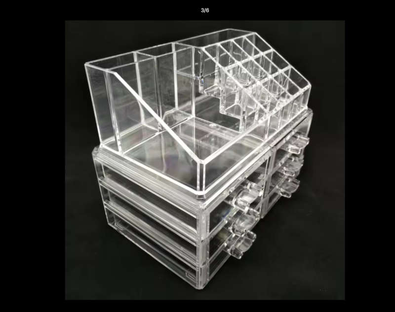 6 Drawers For Jewellery Cosmetics Makeup Box