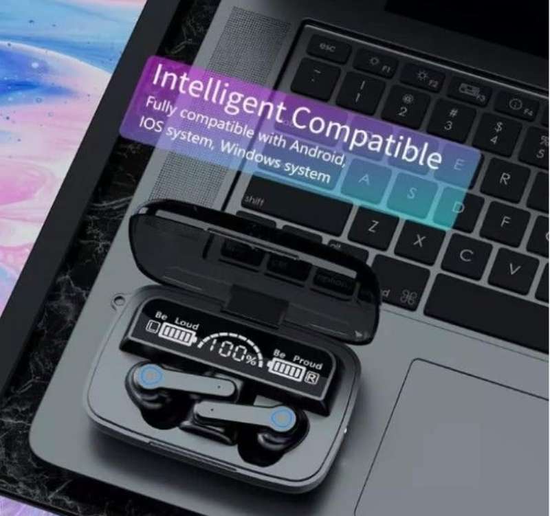 M19 - Bluetooth V5.3 Earphones With Intelligent Touch Control
