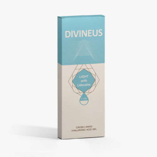 Filler (Frown lines, wrinkles etc) Divineus Light with Lidocaine Cross Linked Hyaluronic Acid Gel