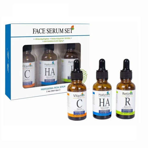 Vitamin C Serum, Retinol Serum and Hyaluronic Acid Serum- Complete Skincare Solution