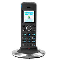 Dualphone 4088 (black) - Skype & Landline Calls ***NO PC NEEDED***