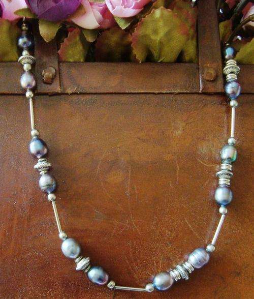 Pearls (Genuine) Large Multi Coloured String (50 cm)