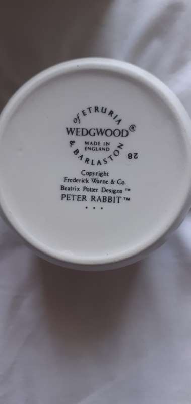 NEW PETER RABBIT CUP in Oiginal Box