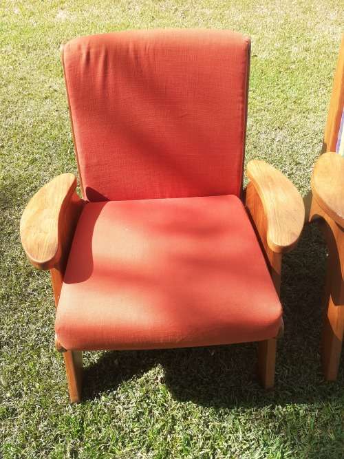 RETRO KIAAT SITTING ROOM CHAIRS  3 AVAILABLE 81CM HEIGHT