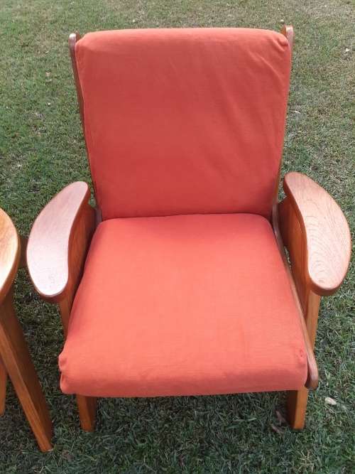 RETRO KIAAT SITTING ROOM CHAIRS  3 AVAILABLE 81CM HEIGHT