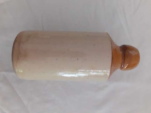 OLD CERAMIC  GINGER BEER BOTTLE  GOLDBERG and ZEFFERTTS