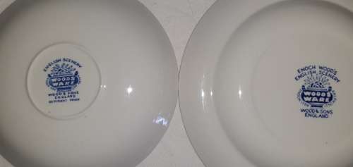 ALL TIME FAVOURITE WOODS WARE ENGLISH SCENERY TEA TRIO (no 1)