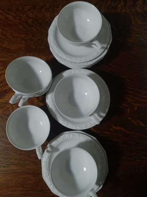 STUNNING!  6 ROSENTHAL TEA TRIOS