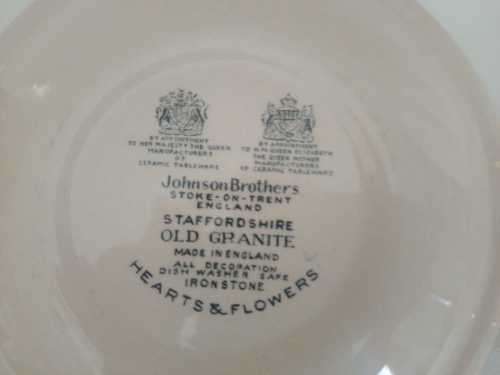 JOHNSON BROS HEARTS and FLOWERS TEA TRIO 4 available
