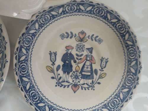 JOHNSON BROS HEARTS and FLOWERS TEA TRIO 4 available