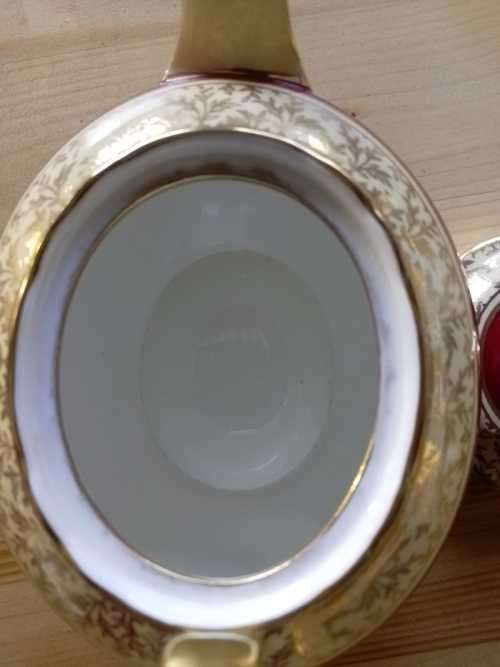 STUNNING,PERFECT  AYNSLEY TEAPOT, CREAMER , SUGAR BOWL AND CAKE PLATE