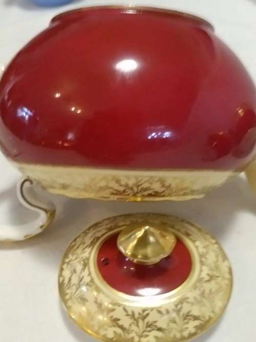STUNNING,PERFECT  AYNSLEY TEAPOT, CREAMER , SUGAR BOWL AND CAKE PLATE